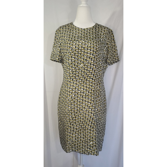 Issa London Womens Warhol Silk Sheath Dress US 6 - Picture 1 of 5